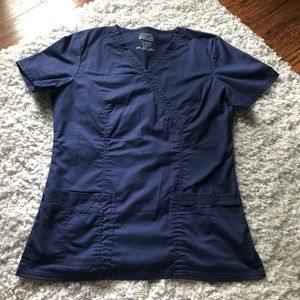 Cherokee Scrub set—small top XS-petite bottoms.